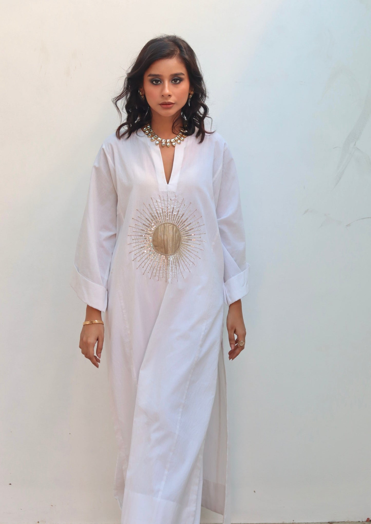 Sun burst long kurta