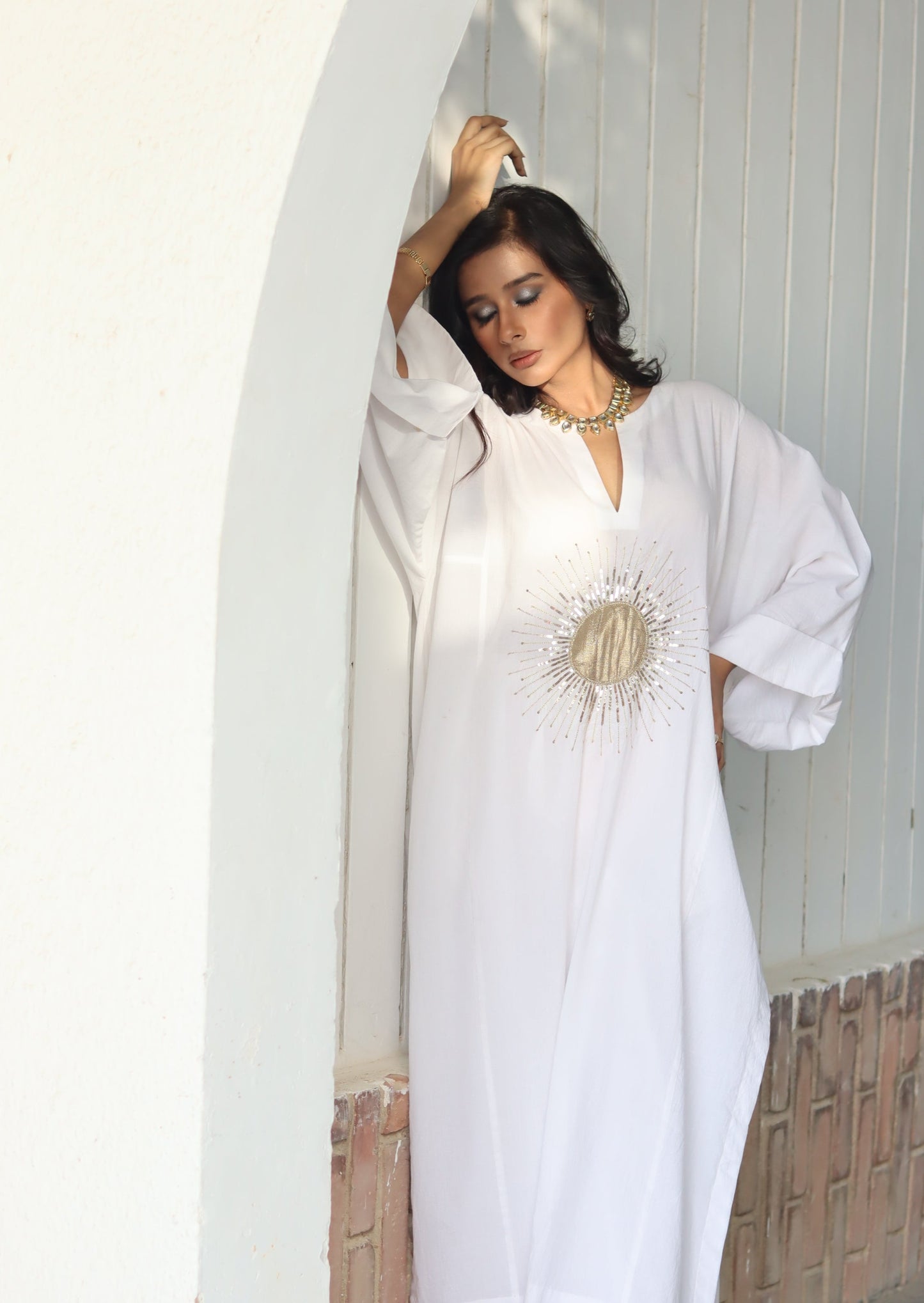 Sun burst long kurta
