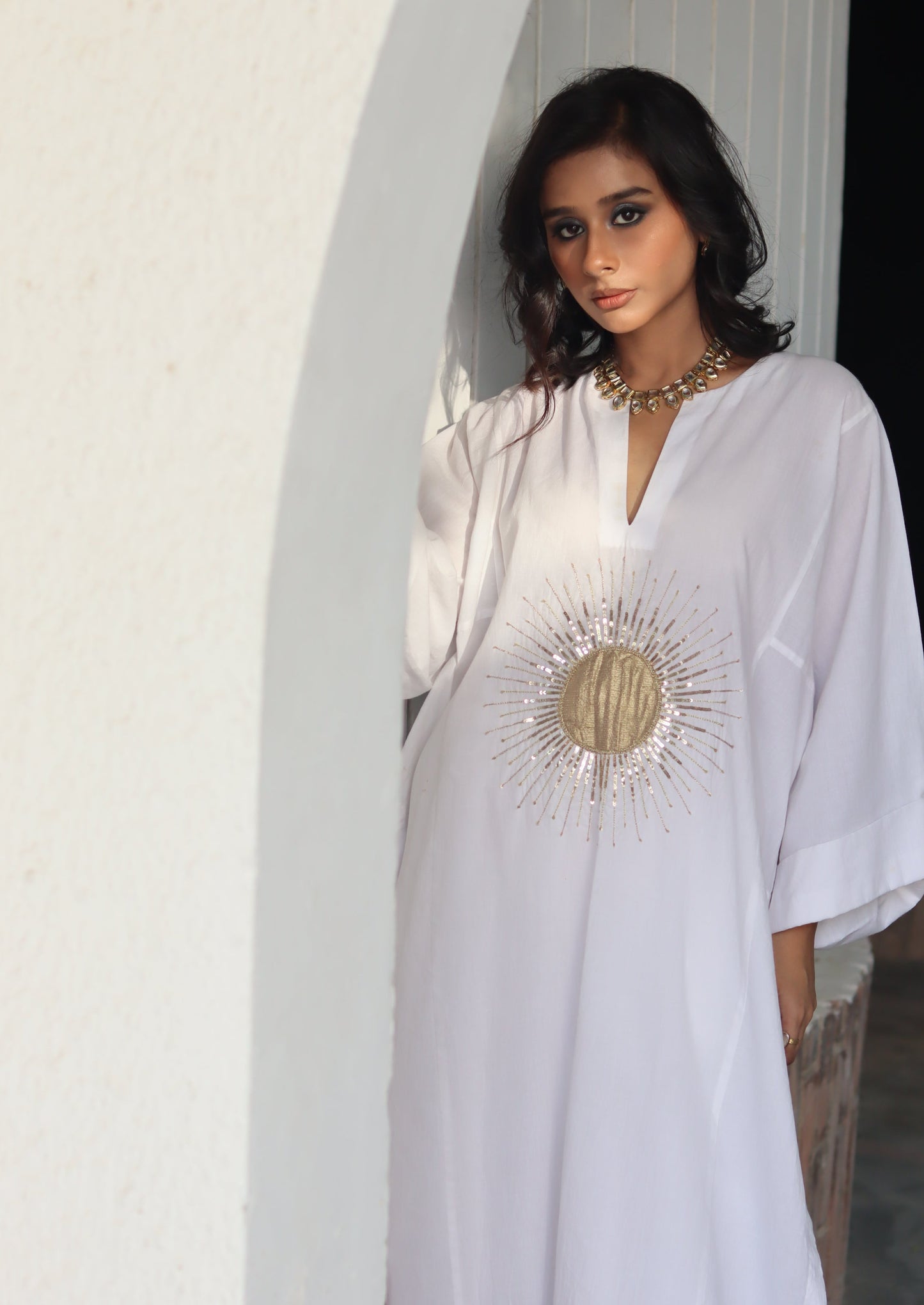 Sun burst long kurta