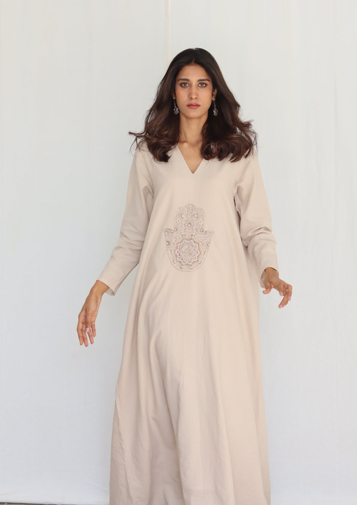 Fatima tree of life long dress