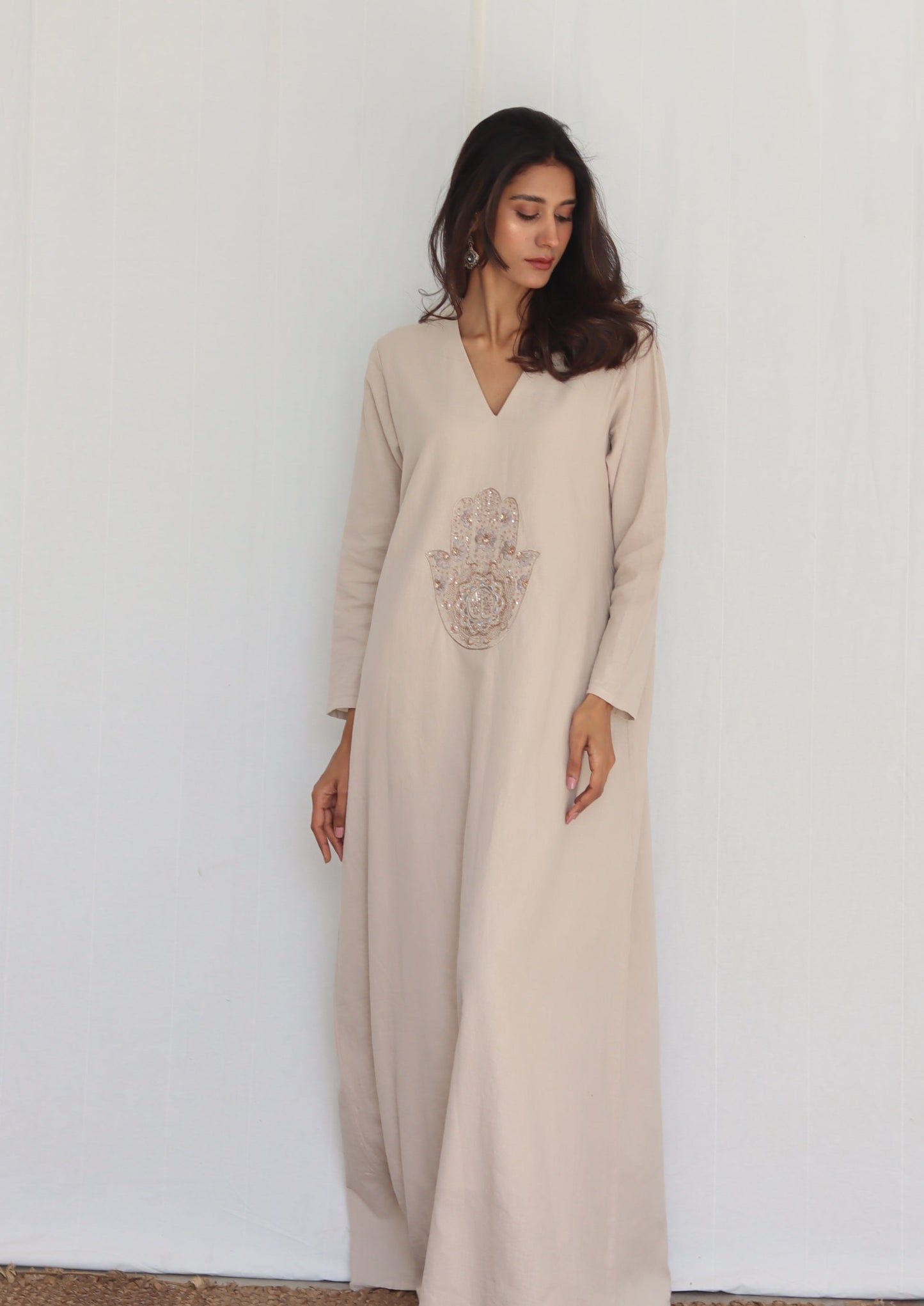 Fatima tree of life long dress