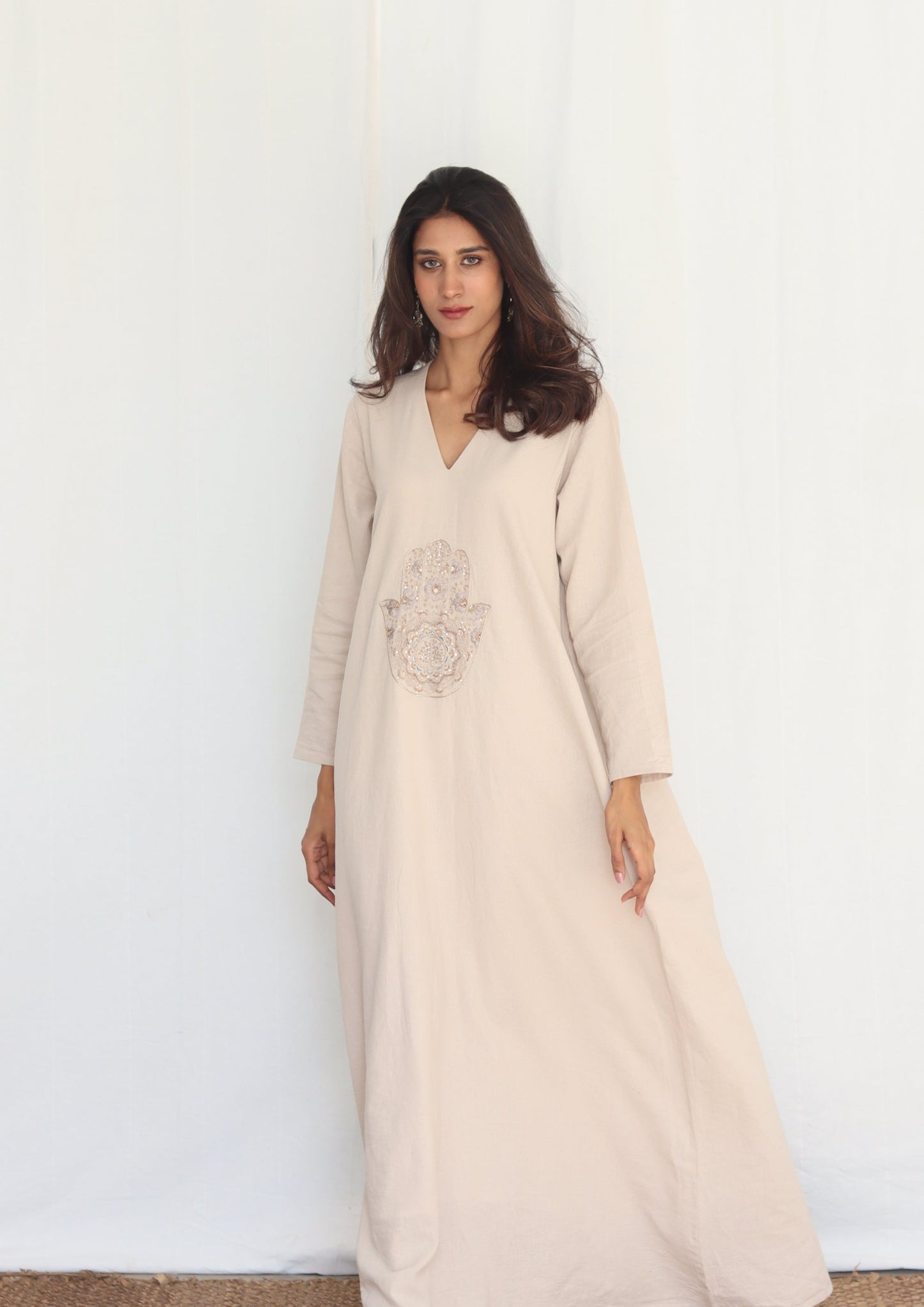 Fatima tree of life long dress