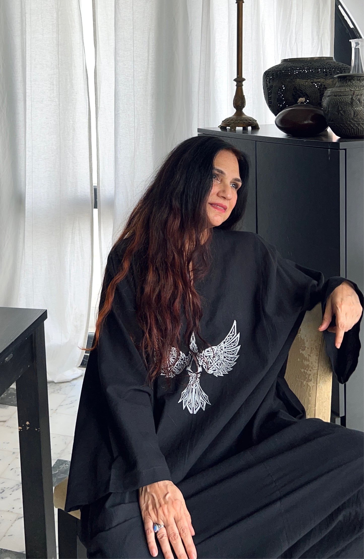 Screen printed Shahbaz Malang Kurta