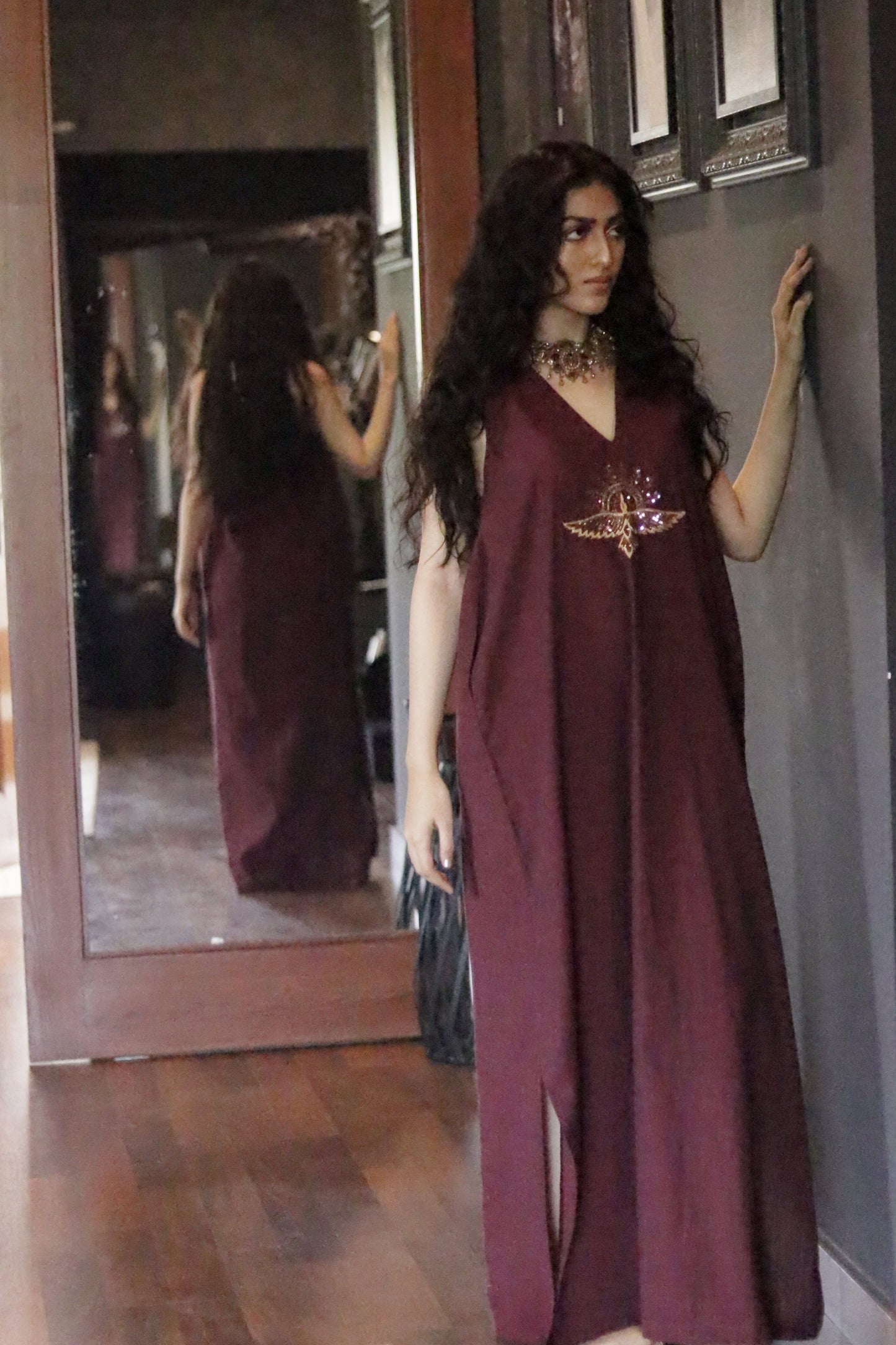 Winged Isis dress