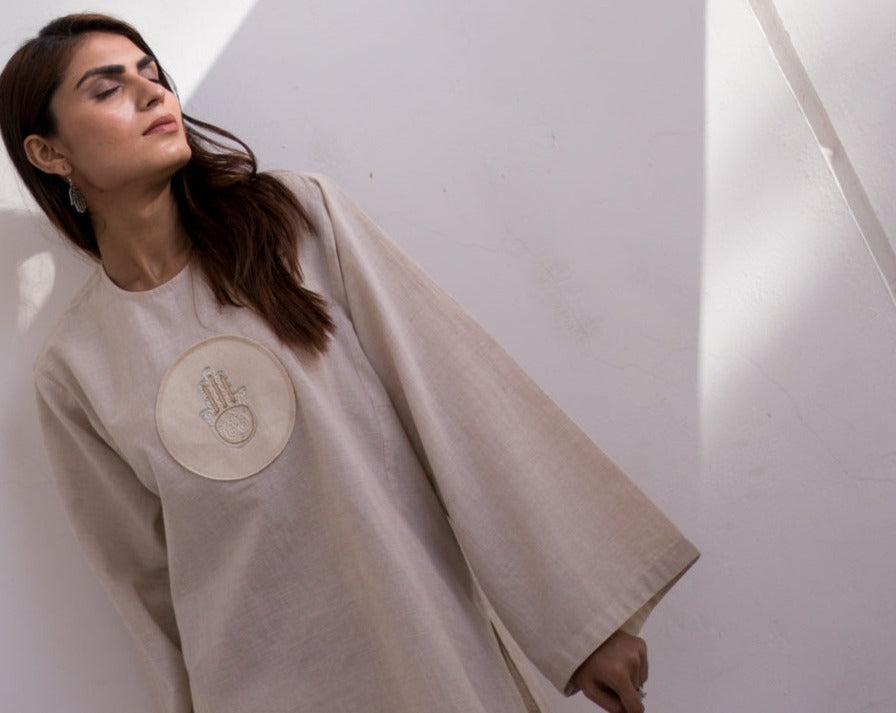 Sacred geometry simple short Kurta