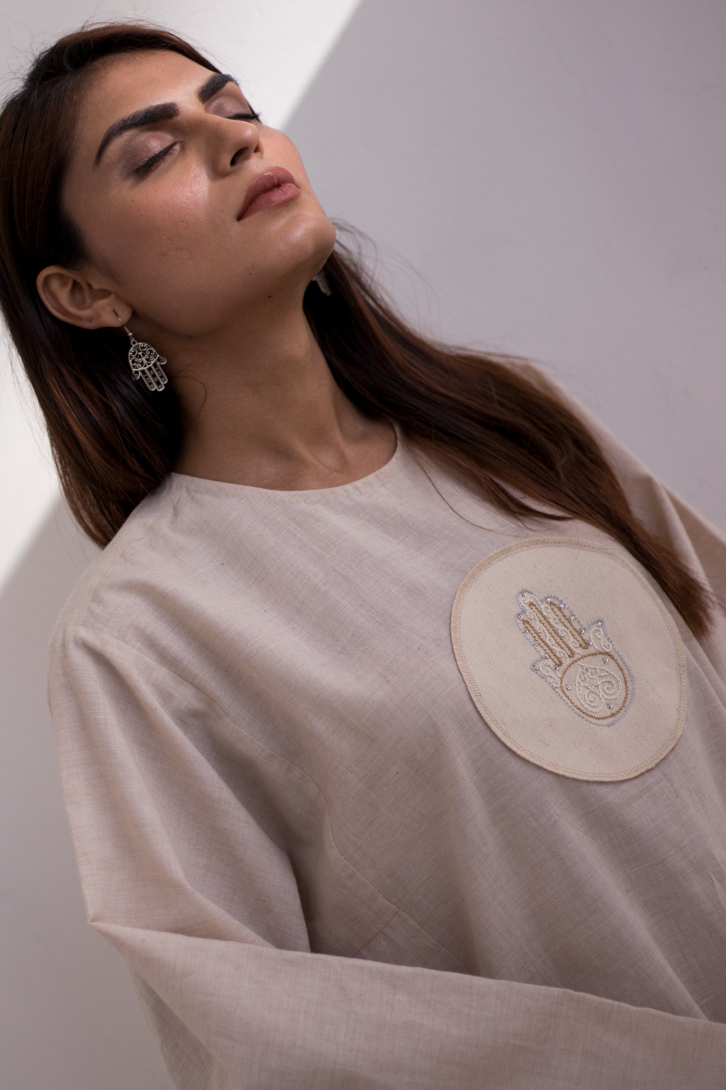 Sacred geometry simple short Kurta
