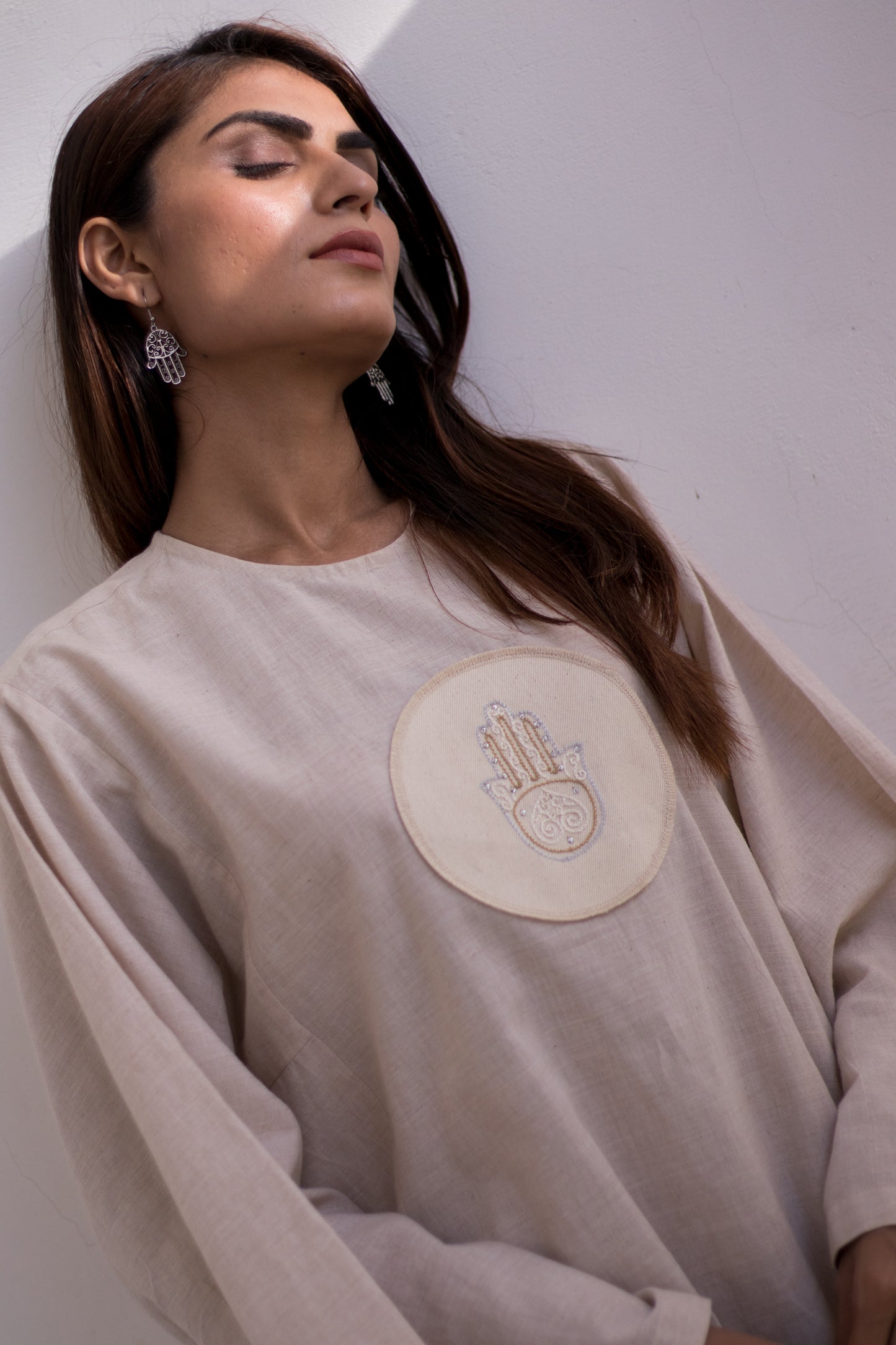 Sacred geometry simple short Kurta