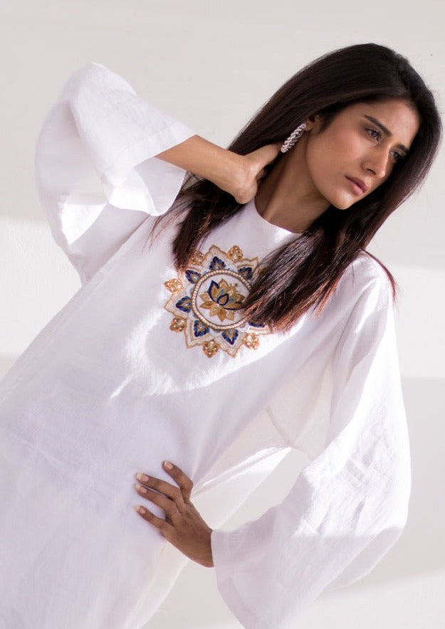Mandala by the Sea-Short Shirt
