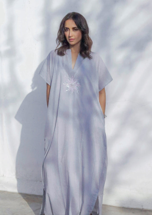 Sun swirl kaftan