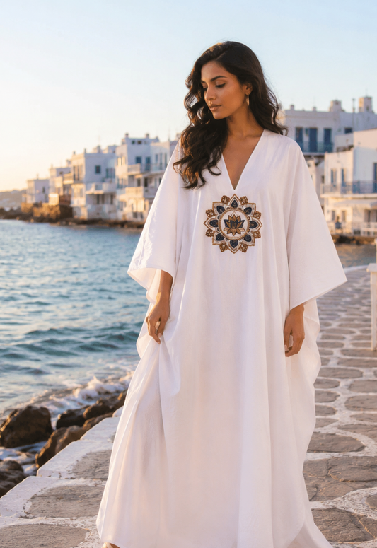 Mandala by the Sea-Kaftan