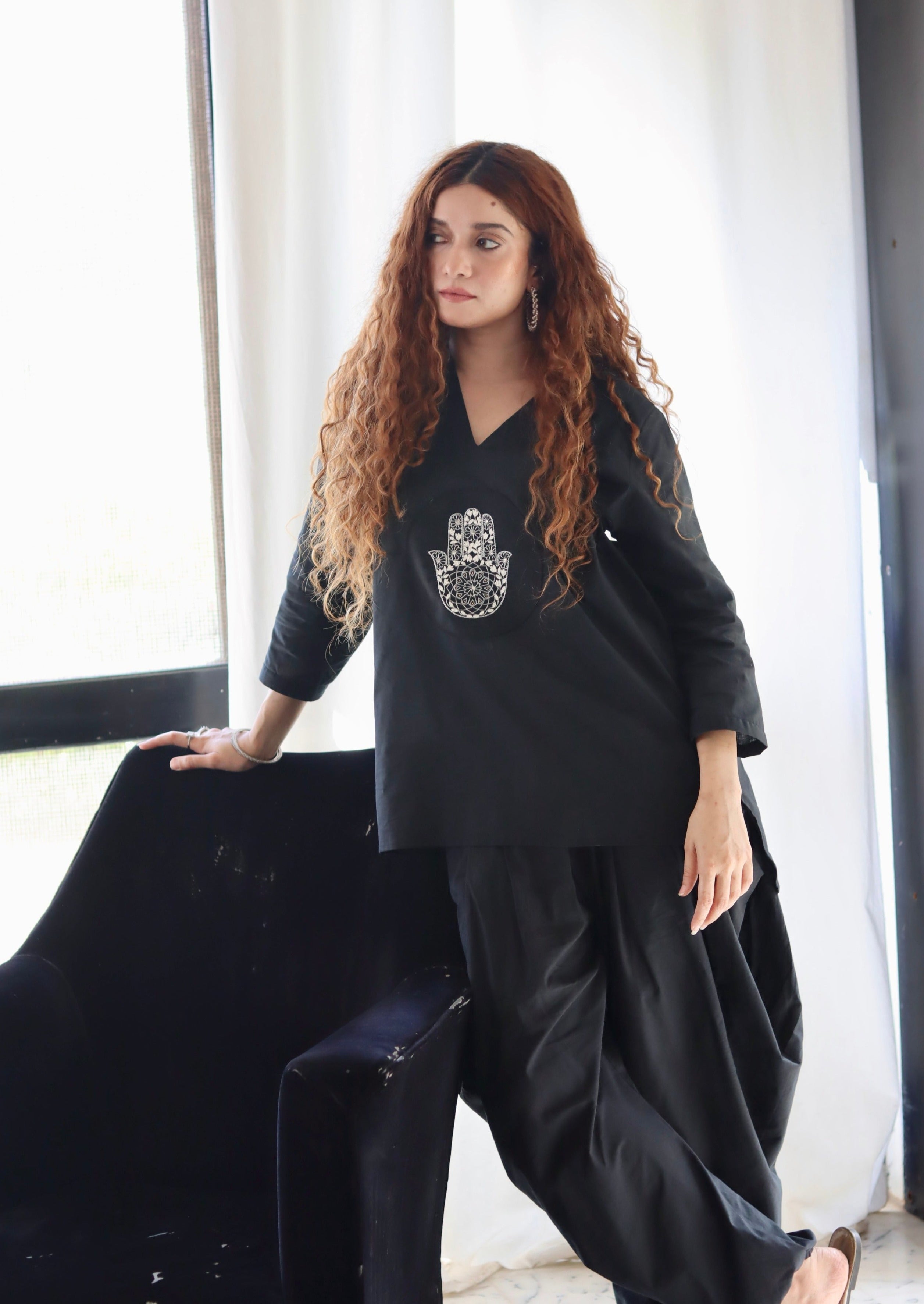 Hamsa short shirt – Arizai by Atiya