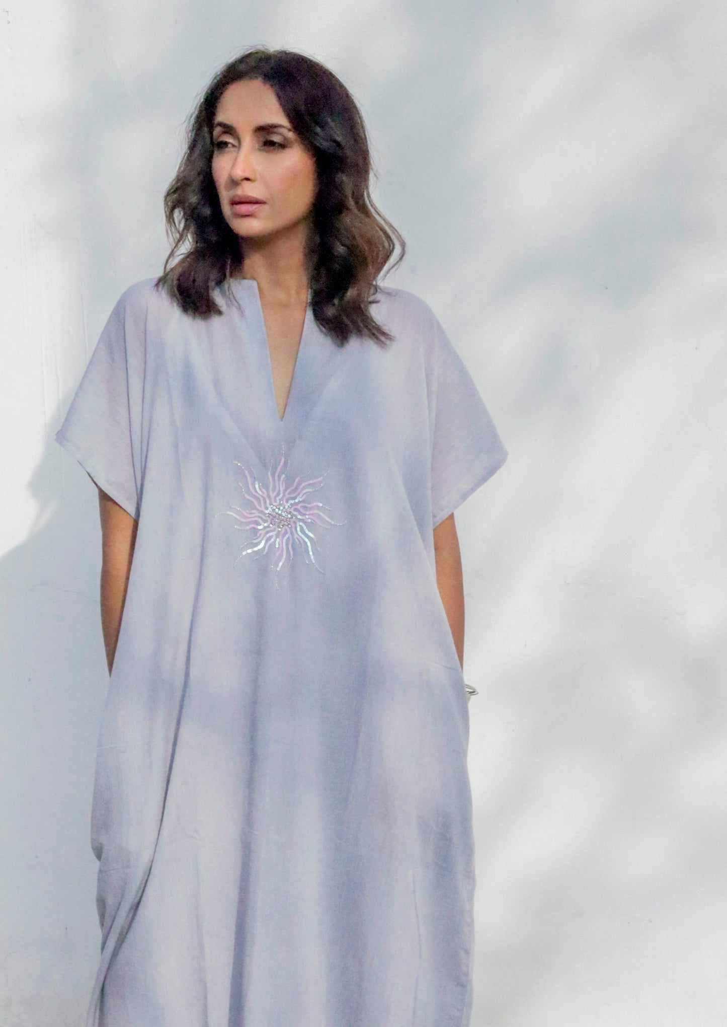 Sun swirl kaftan