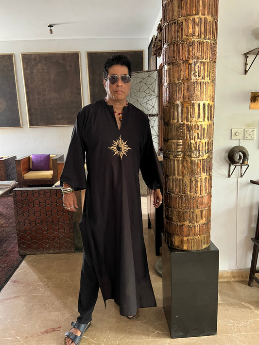 Yin Yang printed kurta uni sex