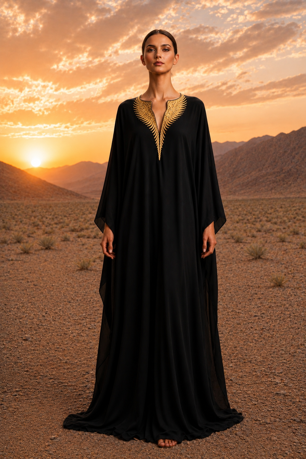 Baaz Long Sleeve Kaftan