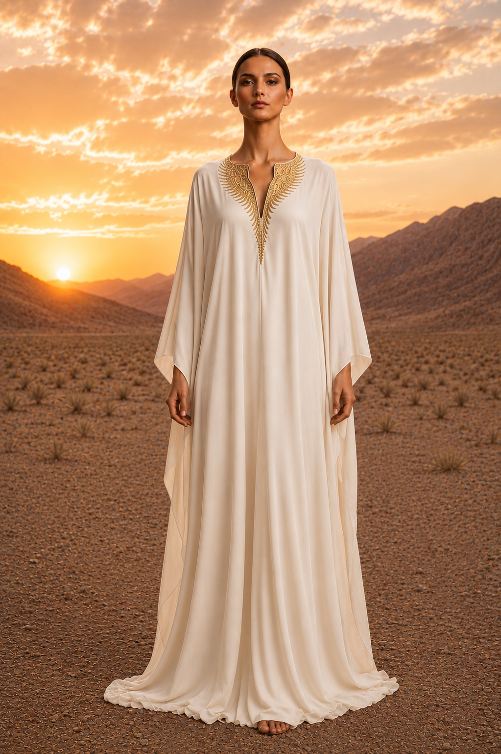 Baaz Long Sleeve Kaftan