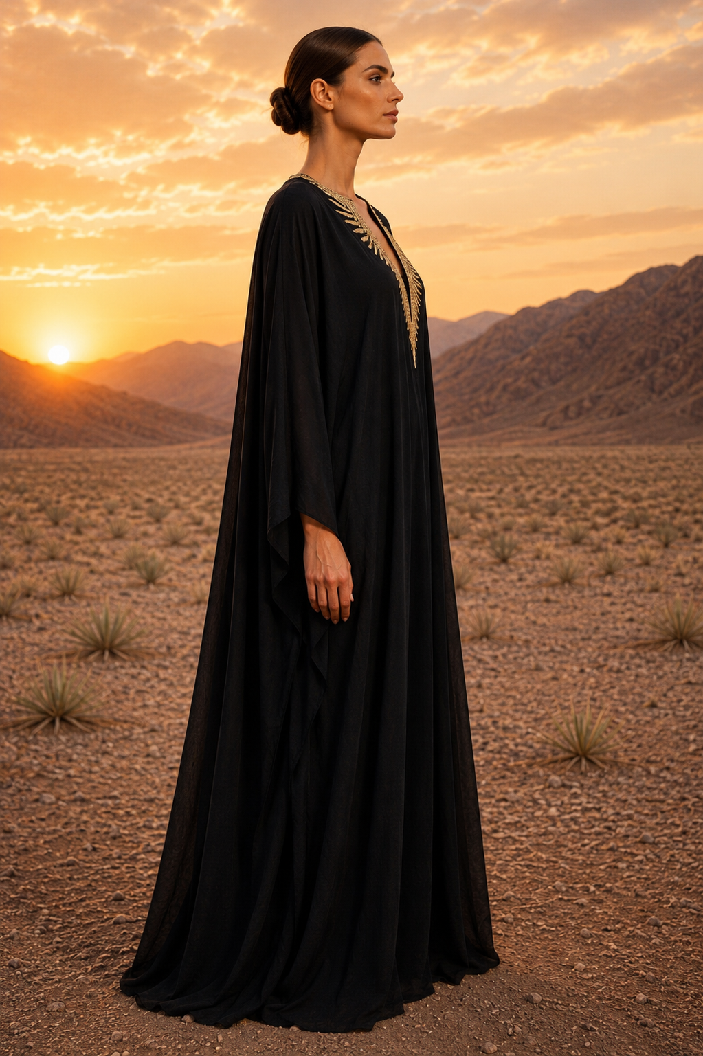Baaz Long Sleeve Kaftan