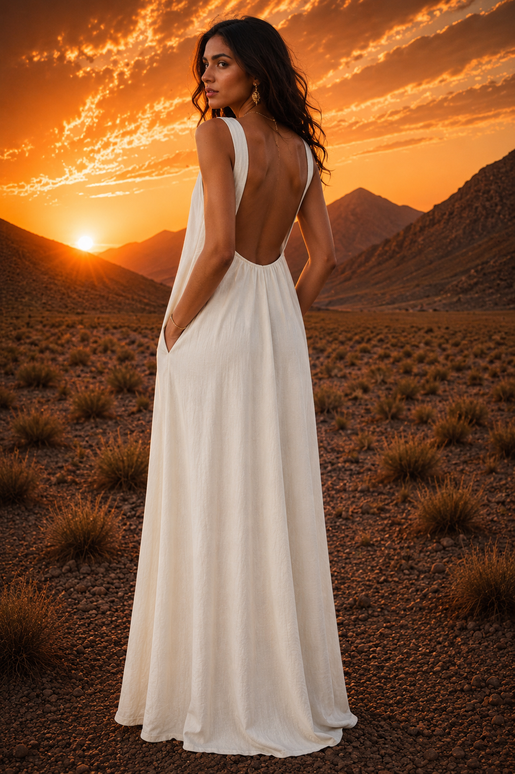 Phoenix Rising Strap Dress