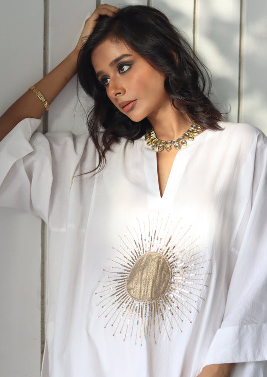 Sun burst long kurta