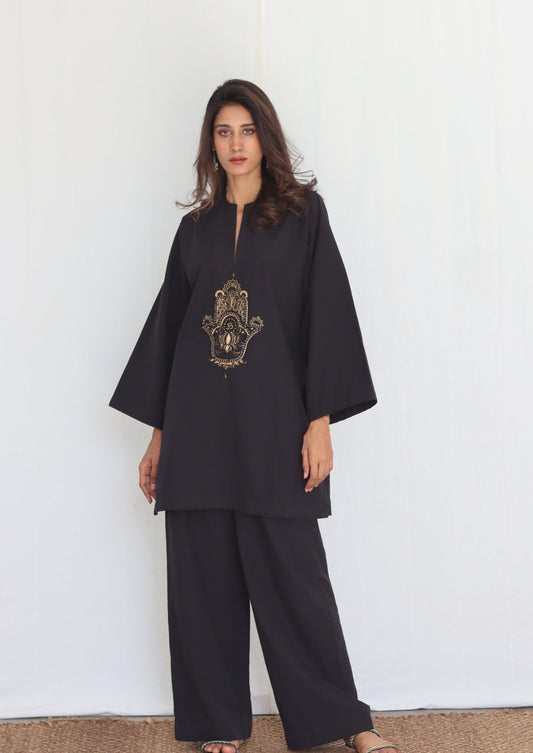 Hamsa lotus short Kurta