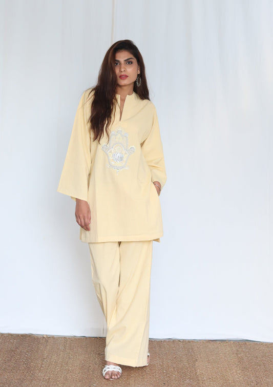 Hamsa Lotus short Kurta