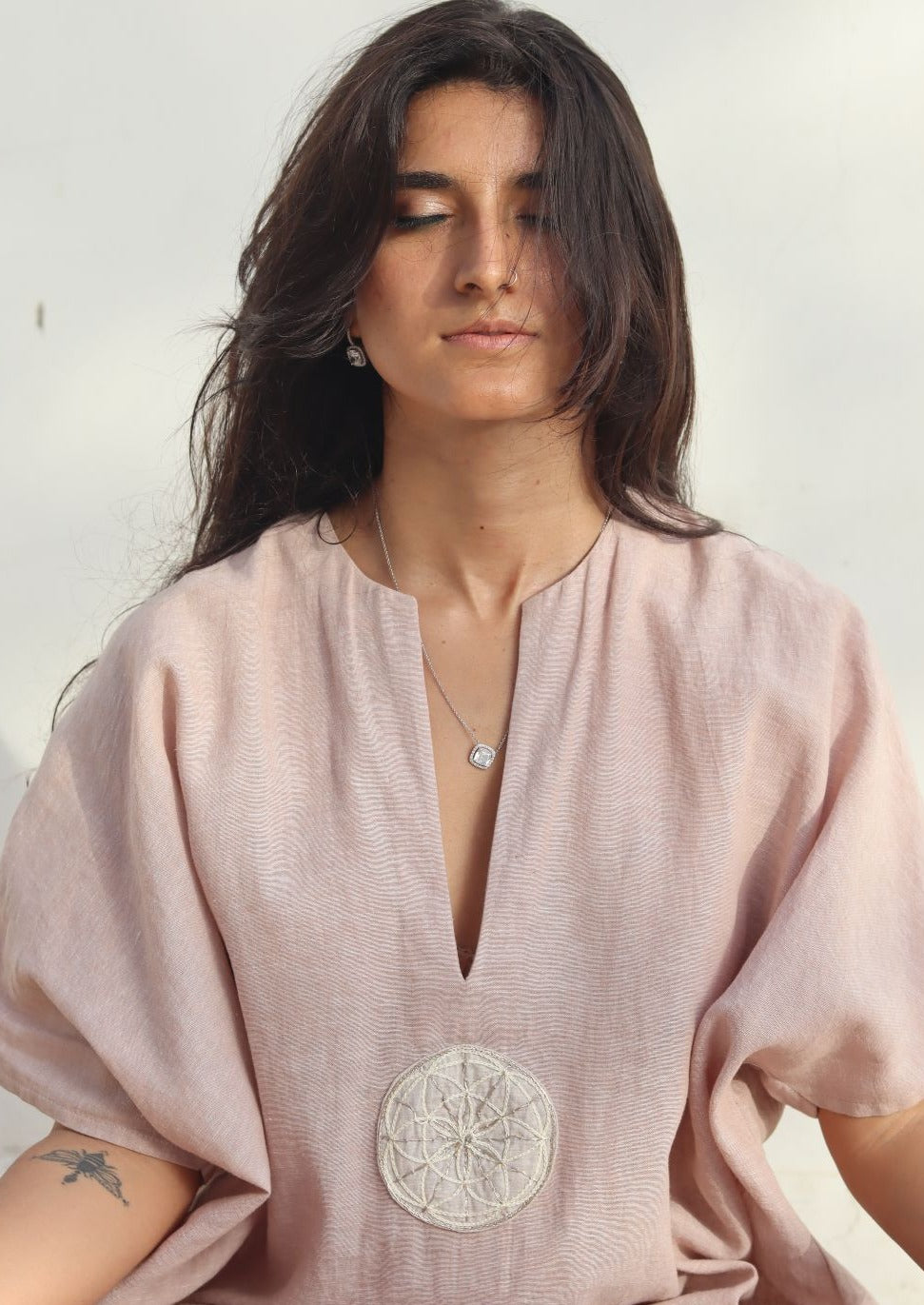 Sacred geometry kaftan