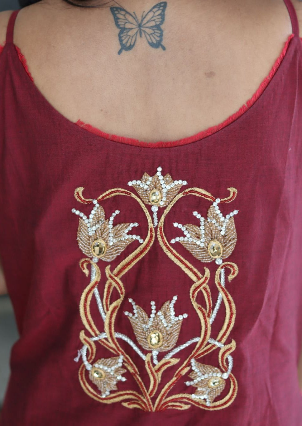 Lotus stem shirt