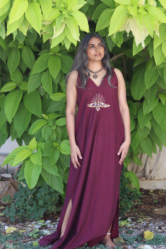 Winged Isis dress