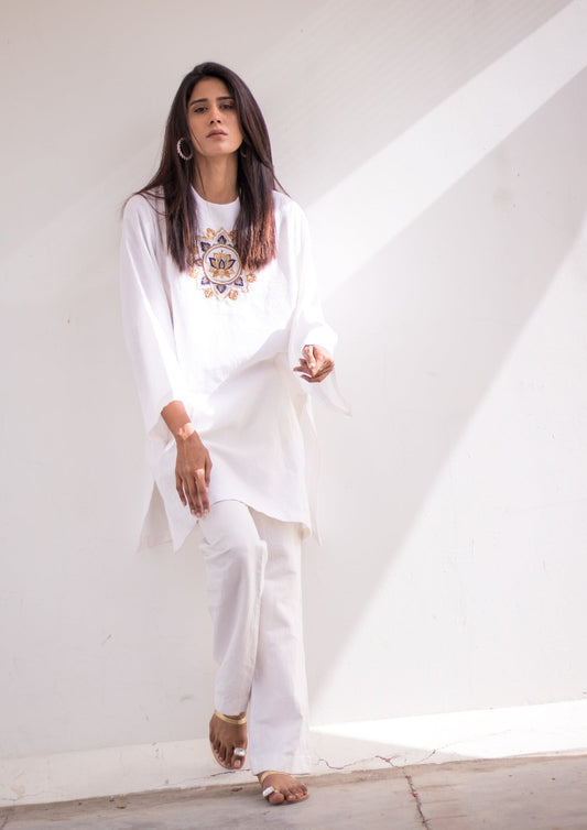 Mandala by the Sea-Short Shirt