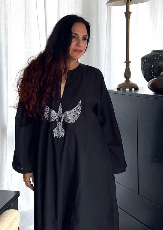 Screen printed Shahbaz Malang Kurta