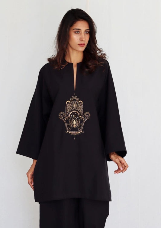 Hamsa lotus short Kurta