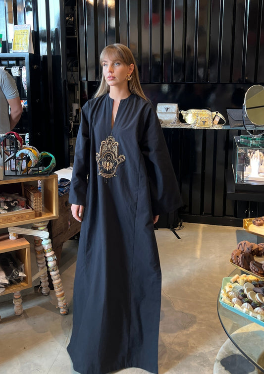 Hamsa lotus long kurta