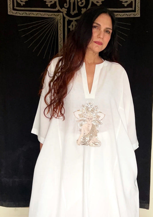 Buddha Malang kurta in muslin