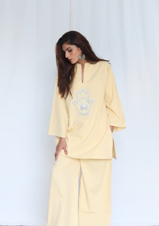 Hamsa Lotus short Kurta
