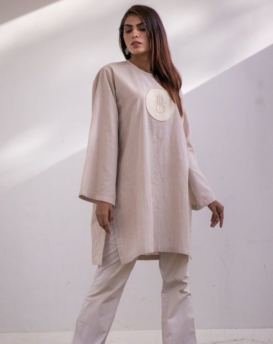 Sacred geometry simple short Kurta