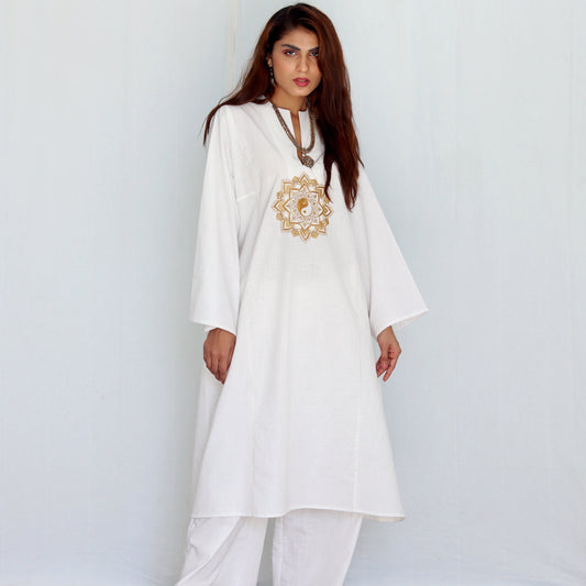 Yin Yang mandala Malang kurta